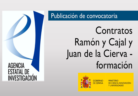 Contractes Juan de la Cierva i Ramón y Cajal 2022